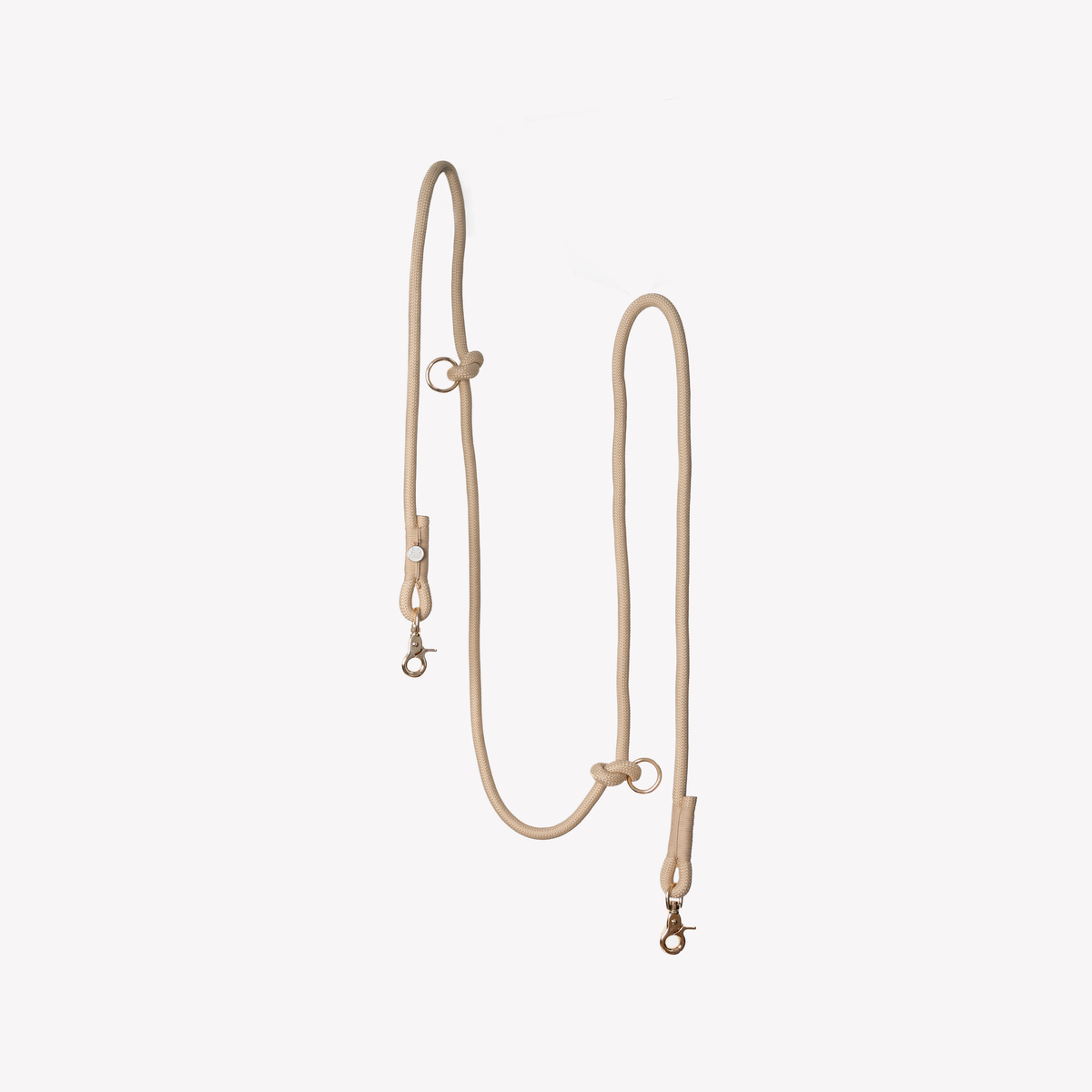 Hands Free Braided Leash | Tan